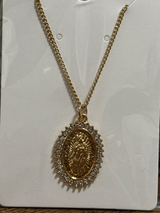 Virgin Mary Necklace