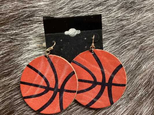 basketball earrings