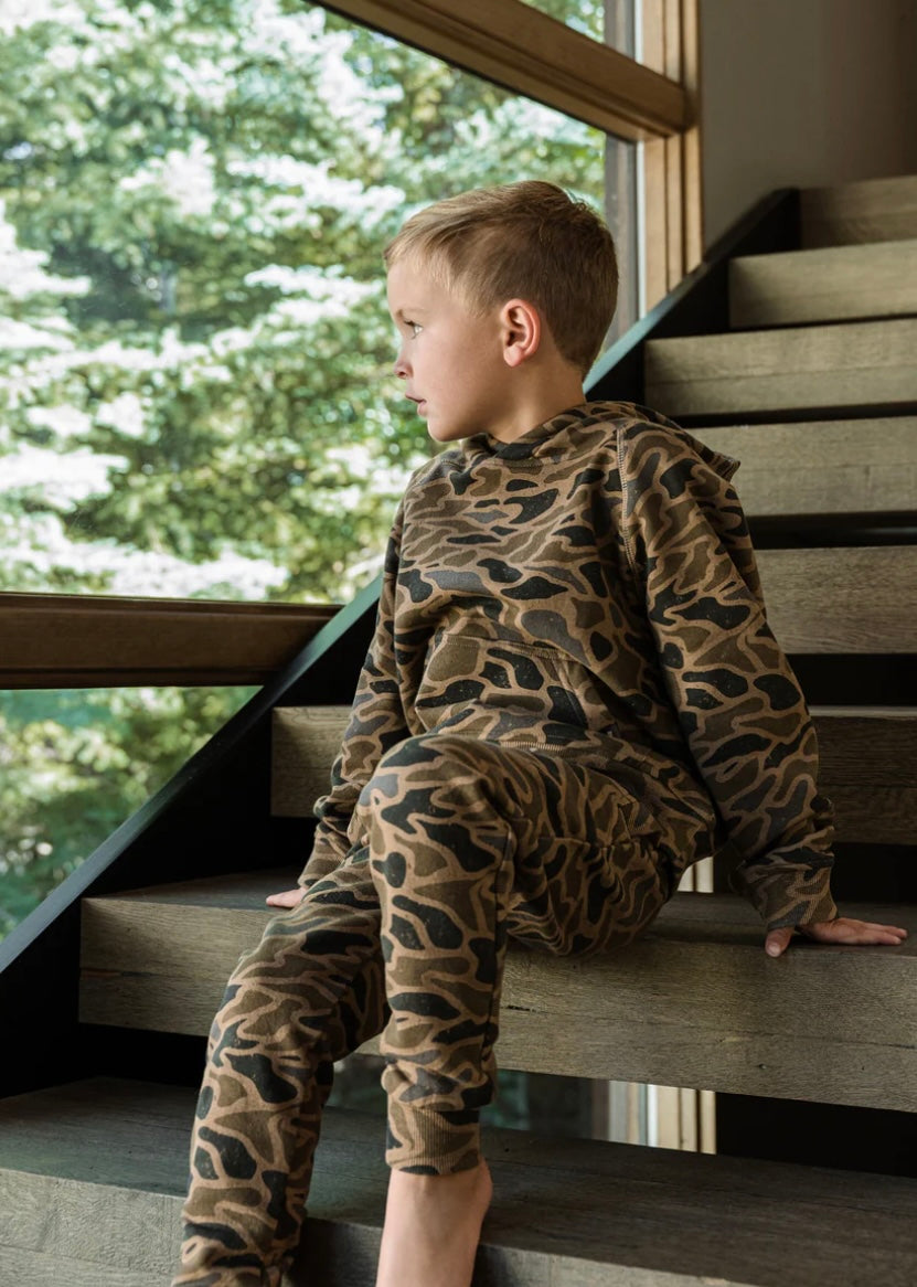Youth Gauge Camo Fleece Jogger Burlebo