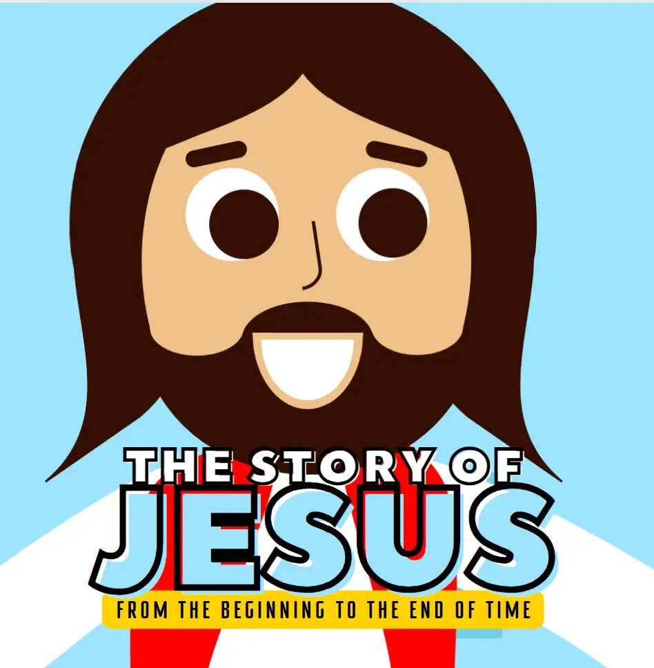 The Story of Jesus - 8.25" Paperback Book Jesus Doll
