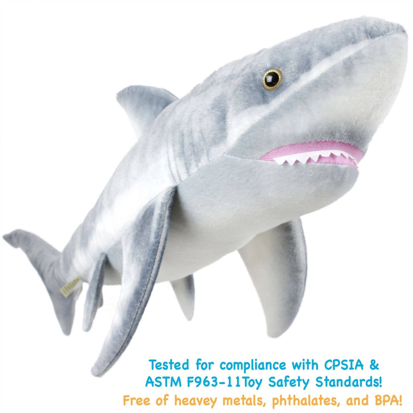 Sammy The Shark | 36 Inch Stuffed Animal Plush | Viahart