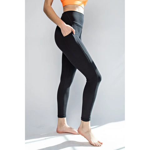 BUTTER YOGA PANTS WITH SIDE POCKETS Rae mode