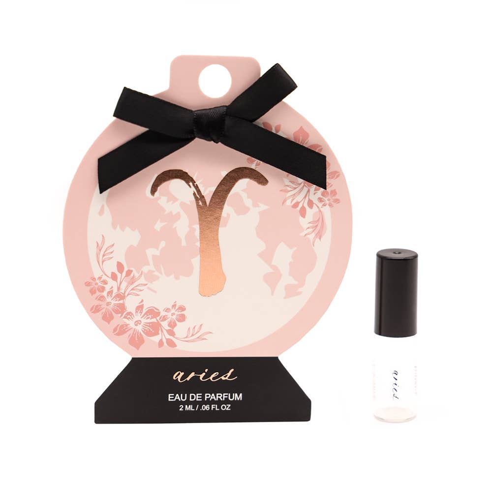 Zodiac Perfumette Card Pink: Pisces