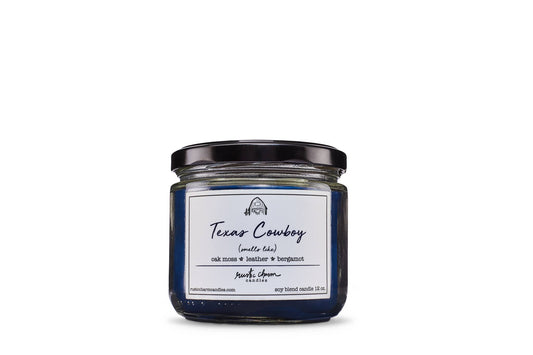 Texas Cowboy Candle- rustic charm