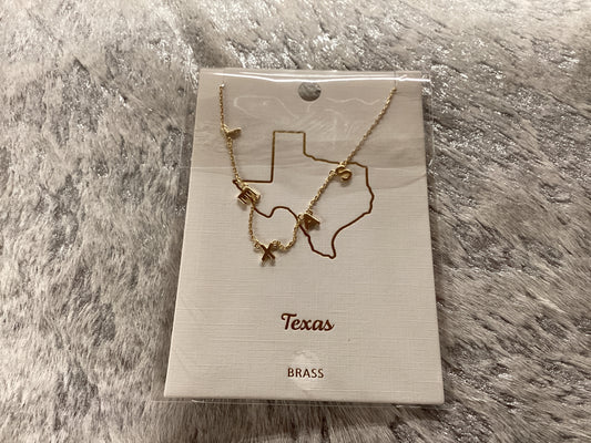 Gold Texas necklace