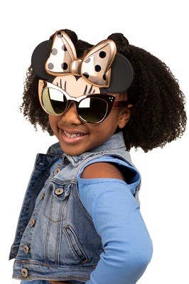 Officially Licensed Rose Gold Minnie Mouse Sun Staches H2W Fl/Tx