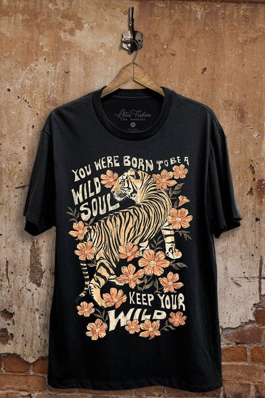 Wild Soul Tiger Graphic lotus
