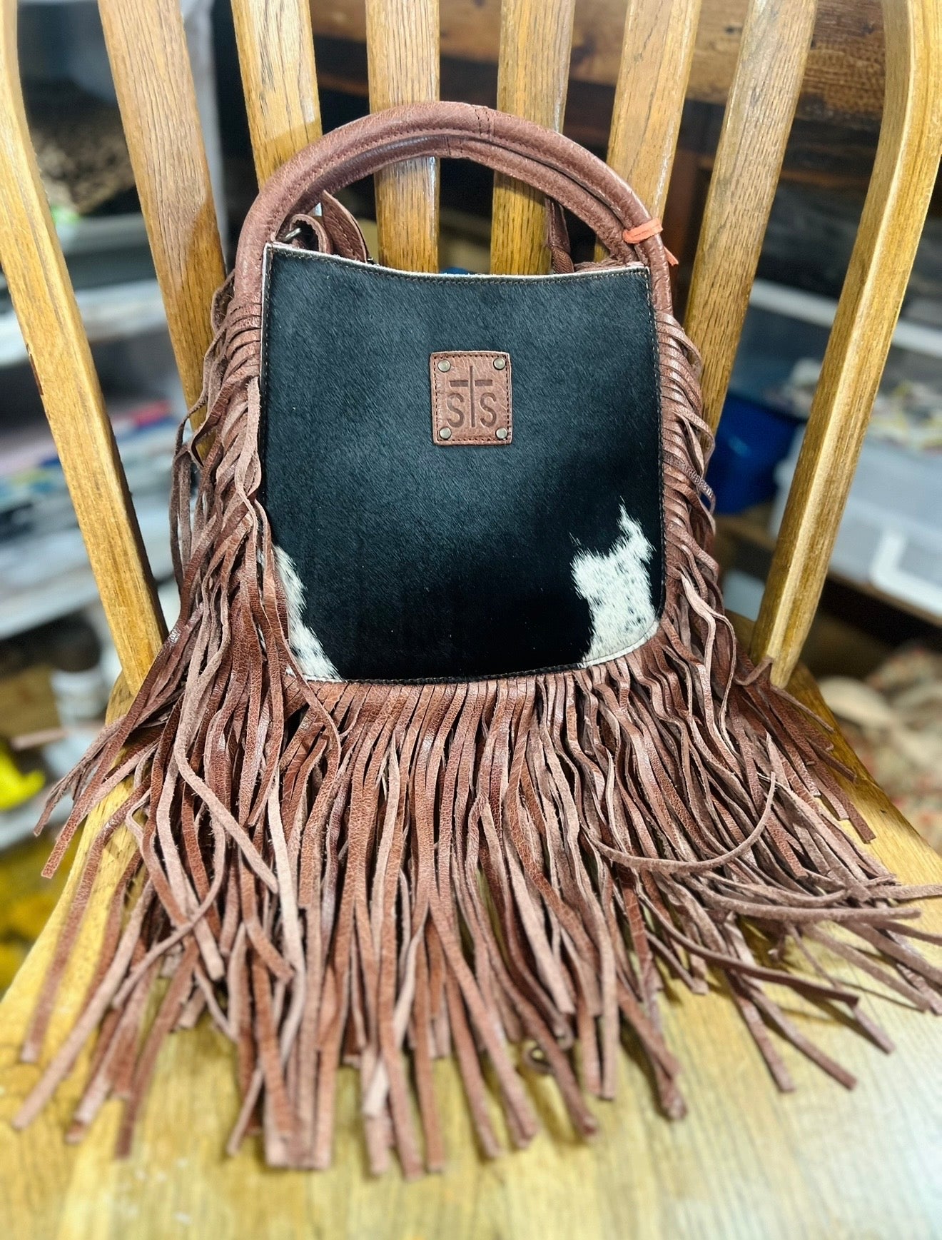 Indie cowhide sugar satchel STS Ranchwear 35271