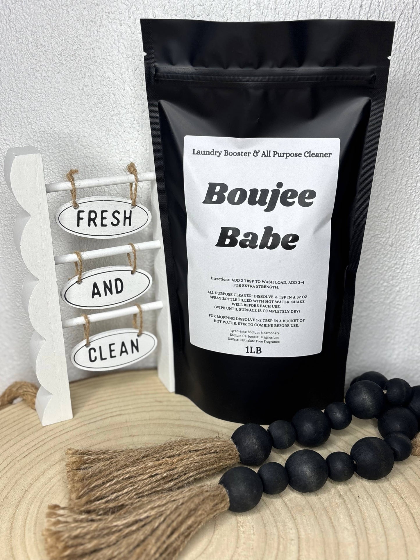 Boujee Babe Laundry Powder & All Purpose Cleaner: 2 Ibs With Glittery Scoop Pink Aug