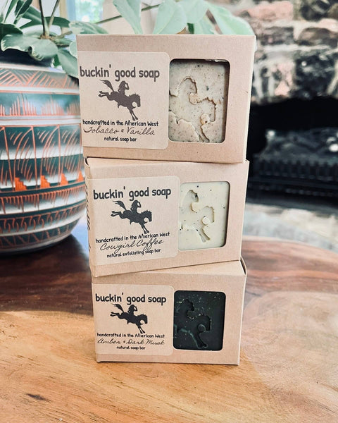 Soap Cowgirl Coffee (western decor, western boutique) Buckin Good