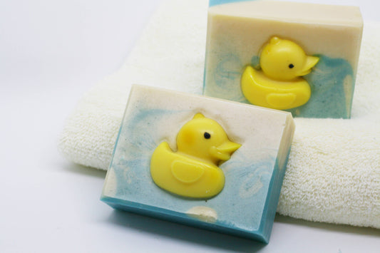 Organic Rubber Ducky Handmade Soap (Meyer Lemon) 5.5oz: OneLeaf