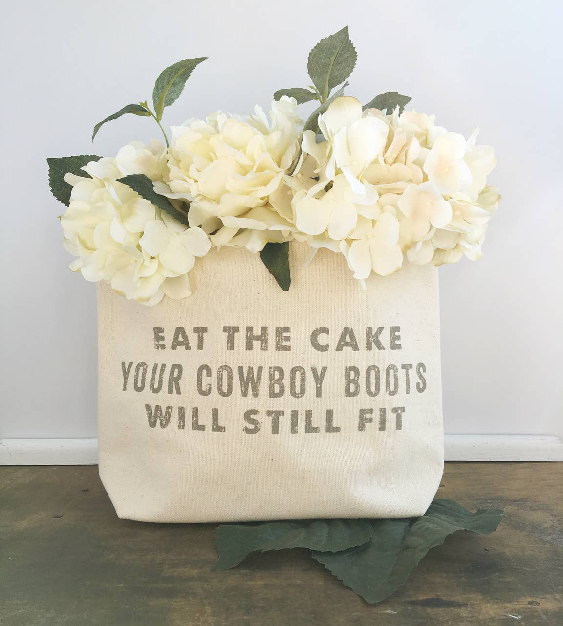 Eat The Cake Your Cowboy Boots Will Still Fit - Zipper Pouch: Southern Fried Design