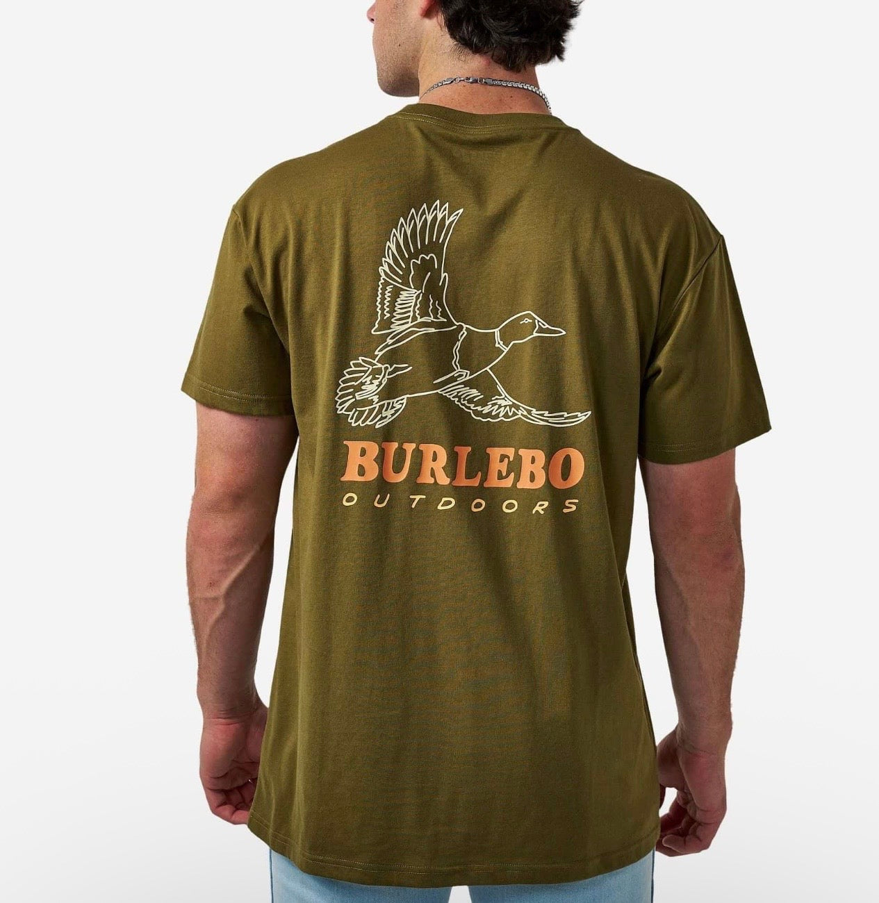 Wild Duck Hunter green Burlebo T Shirt SST-DKW-HNTG