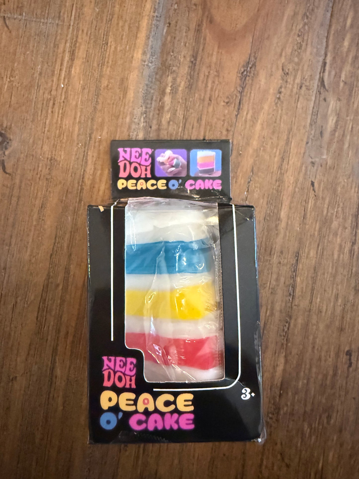 Nee Doh peace o Cake Squishy Toy Small