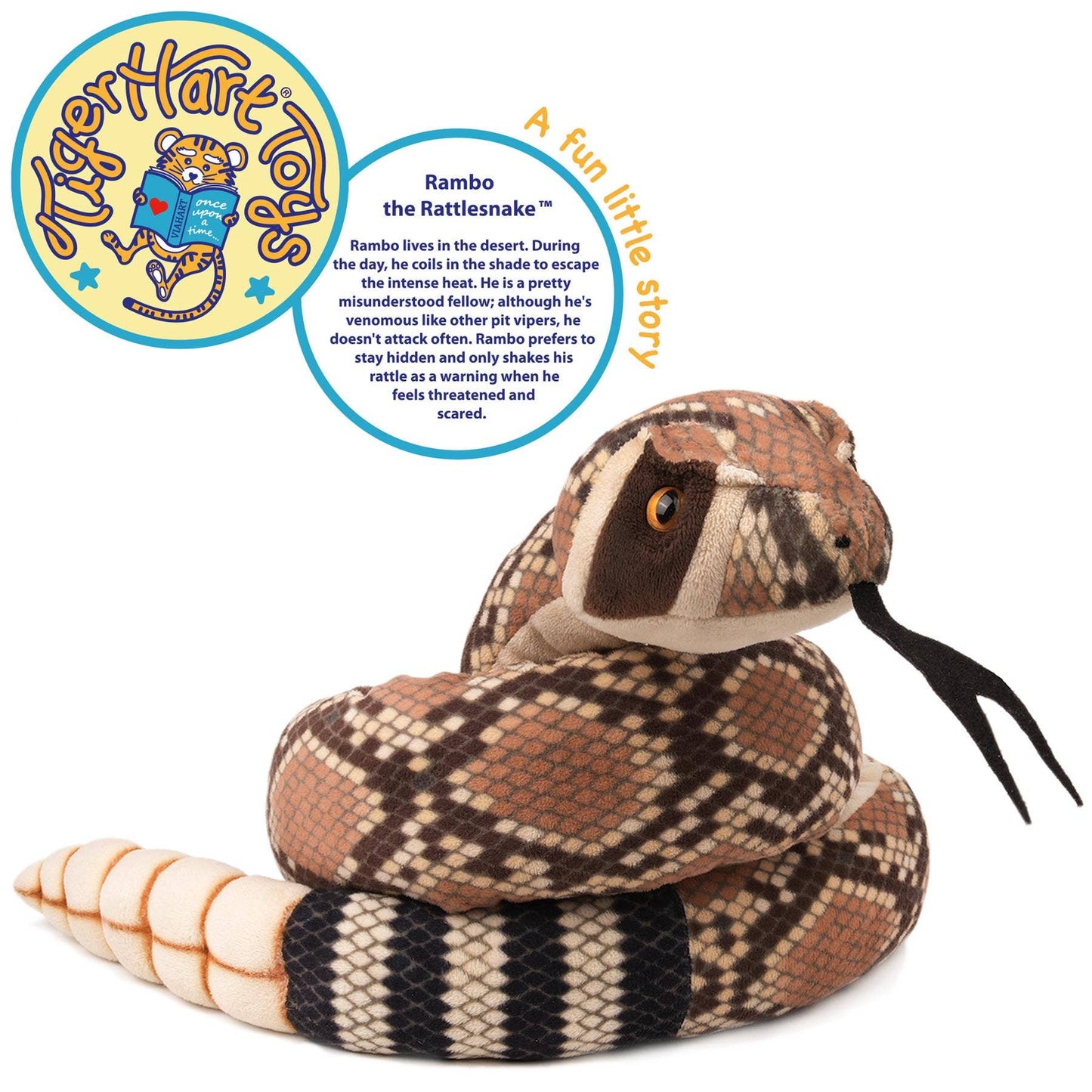 Rambo The Rattlesnake - 55 Inch Stuffed Animal Plush - Viahart
