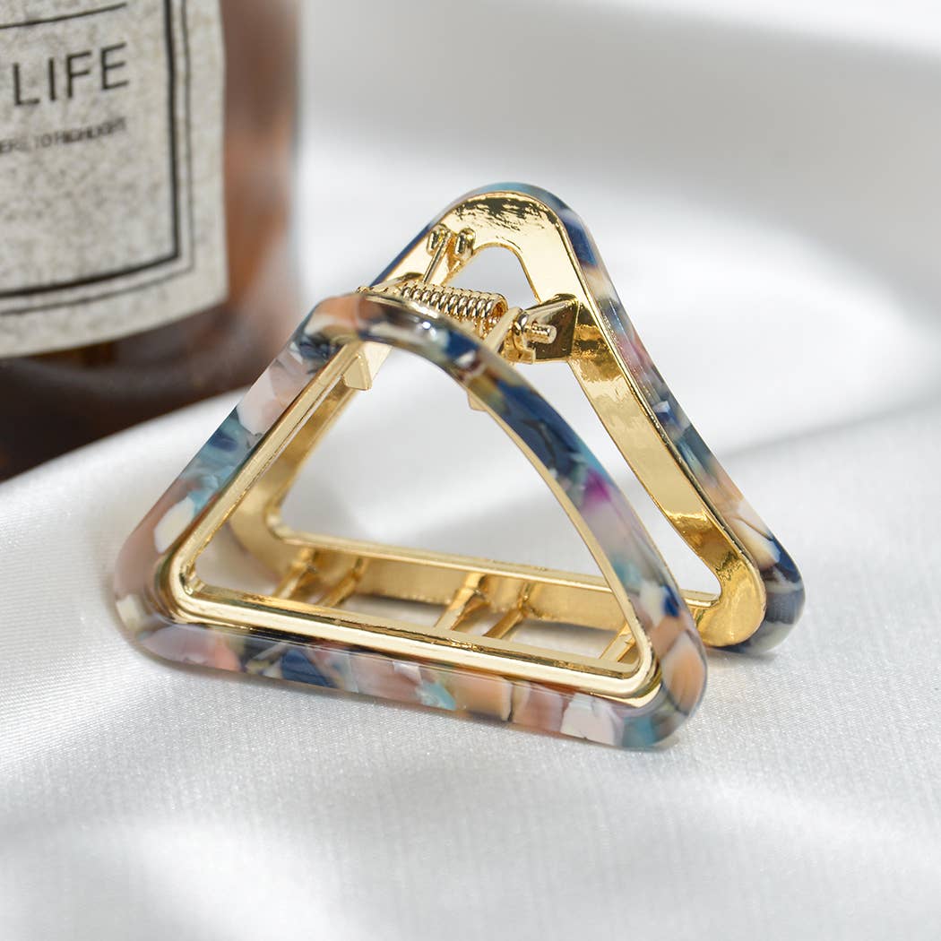 French Minimalist Triangular Claw Clip, Eco-Friendly: Diva