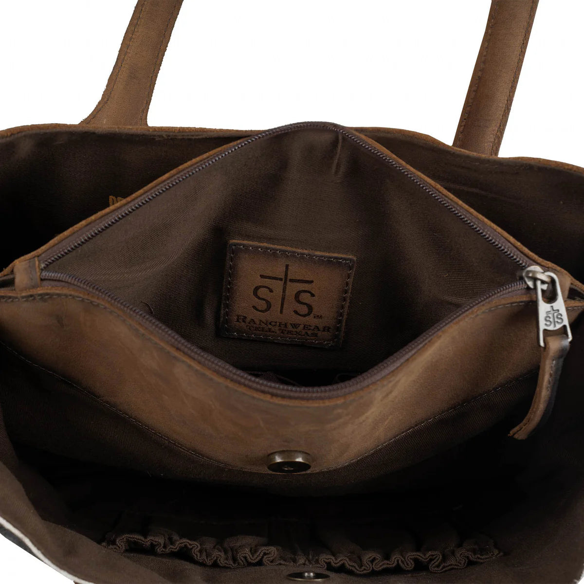 Cowhide Josie Concealed Carry Tote Bag STS33218 STS Ranchwear