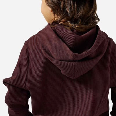 Maroon Youth Burlebo Thermal Hoodie TX Y-TH-MAR