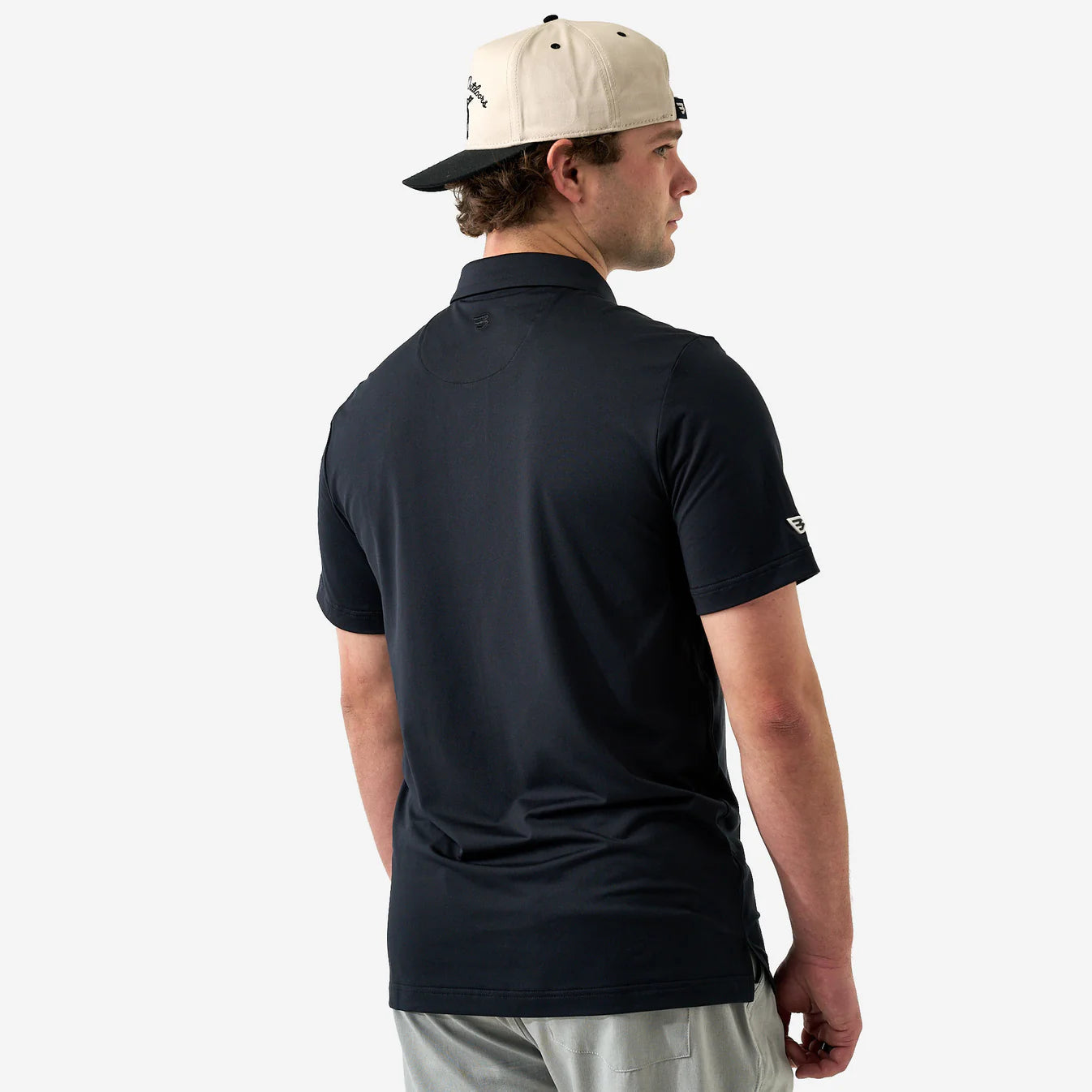 Black Burlebo Performance Polo PP-BLK Tx/ Fl