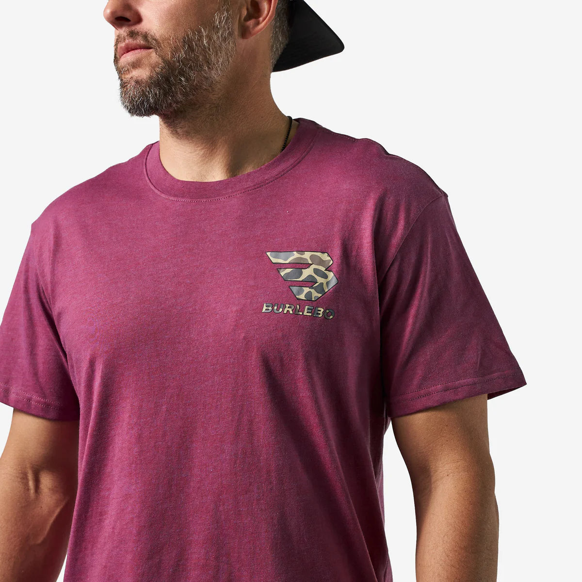 Flying B Heather Wine Burlebo T Shirt Tx/ Fl