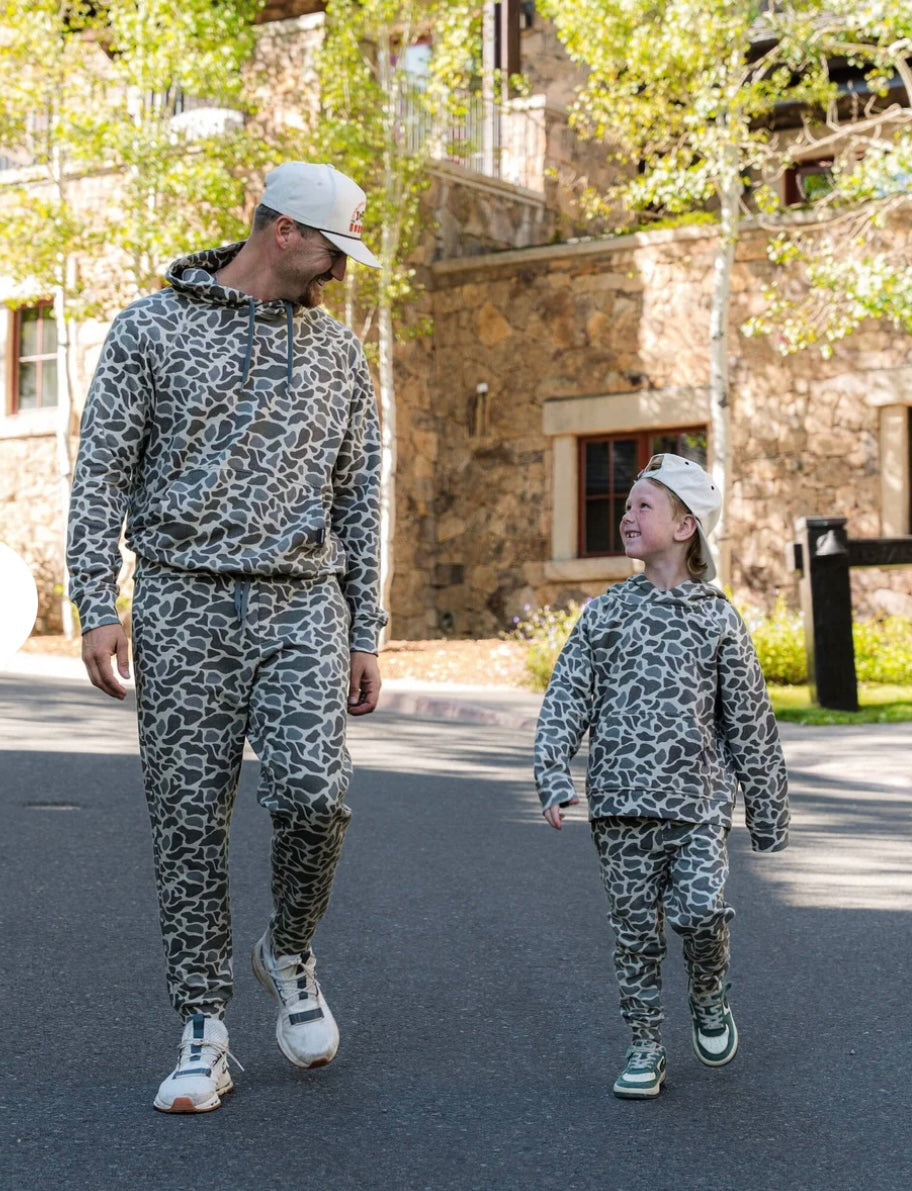 Youth Classic Deer Camo Fleece Jogger Burlebo