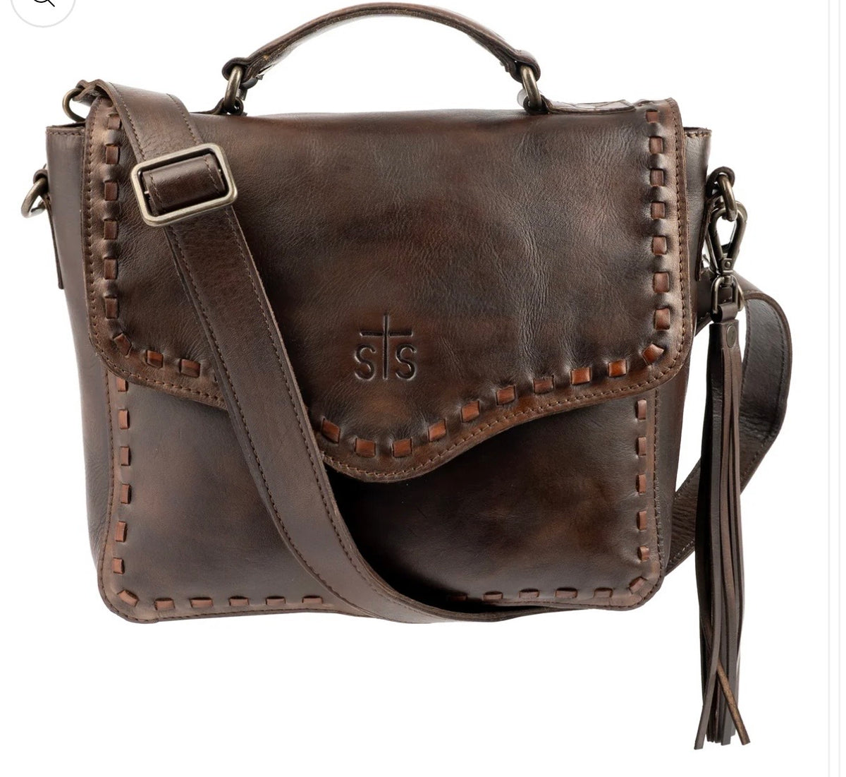 Bandera Chocolate Dakota Crossbody STS Ranchwear STS34017