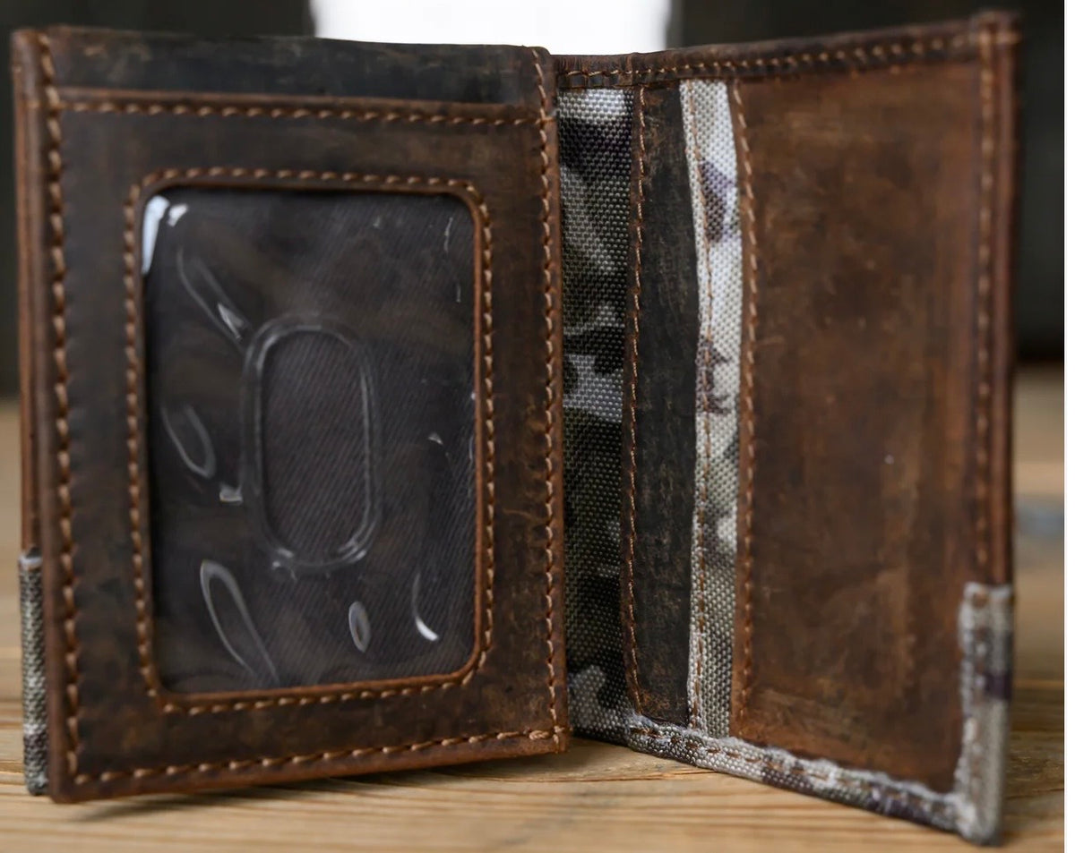 Bull Camo Trifold Mens Wallet STS60001