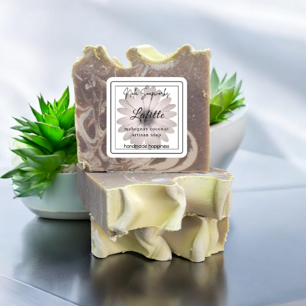 Lafitte - Mahogany Coconut Artisan Soap - 5 oz: Shrink Wrapped