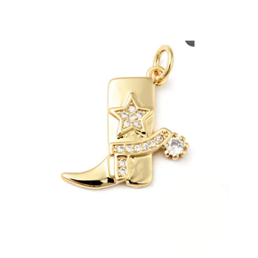 Pavé Gold Cowboy Boot~ Deep South Original