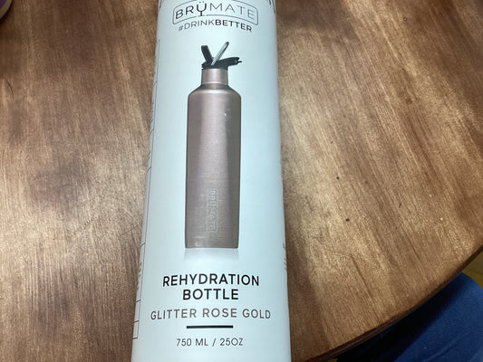Brumate Rehydration Bottle-Glitter Rose Gold