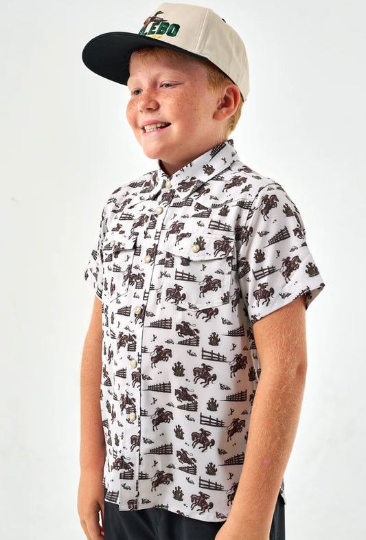 Cowboy Country Youth Performance Western Shirt Burlebo