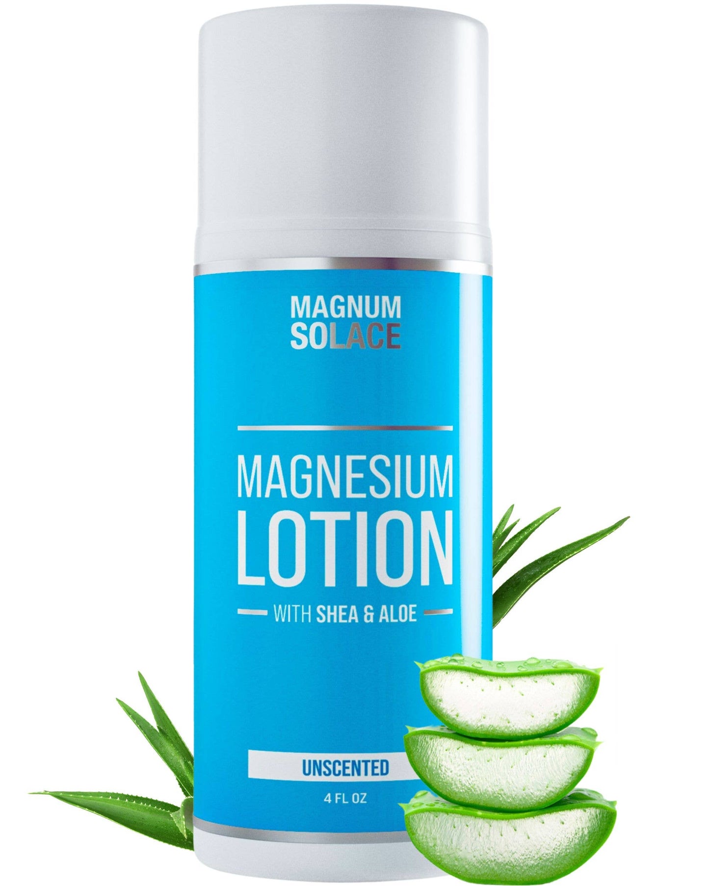Magnesium Lotion - Restless Legs & Muscle Pain Relief: Clary Sage 4 oz Magnum