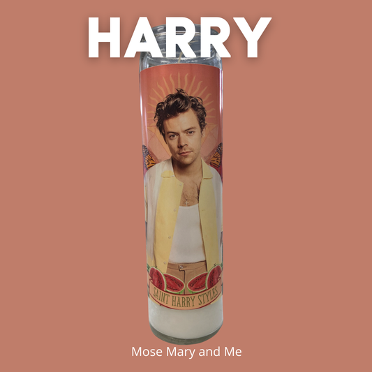 Harry Styles Altar Candle