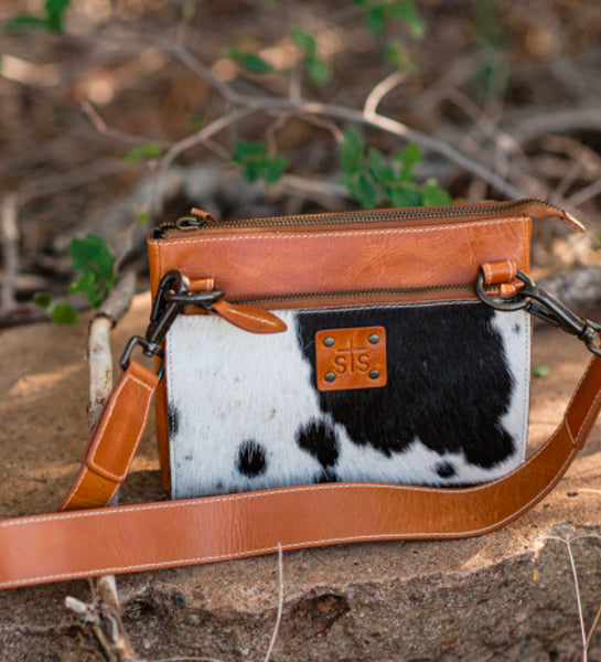 Basic Bliss Ladies Cowhide Lily Crossbody 39941 (Discontinued)