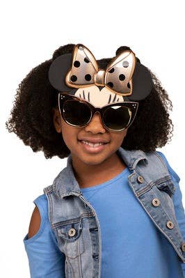 Officially Licensed Rose Gold Minnie Mouse Sun Staches H2W Fl/Tx