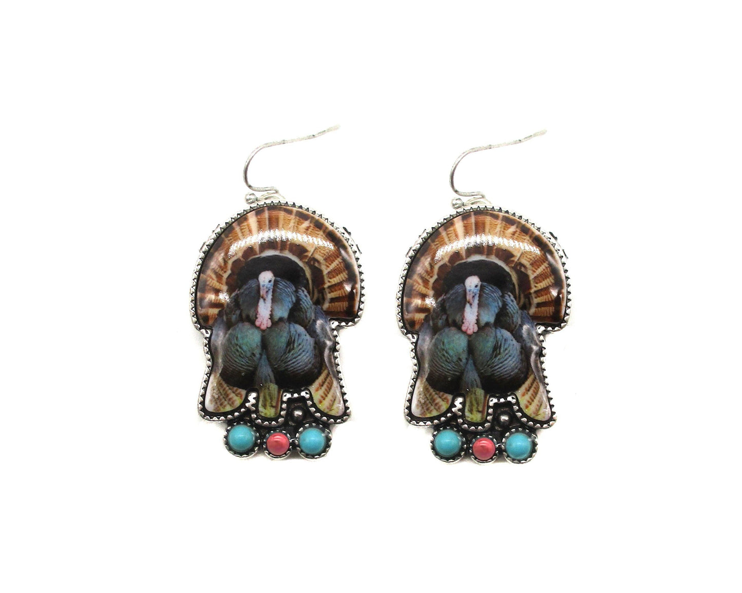 Western Turkey Dangle Earring (Snowing)