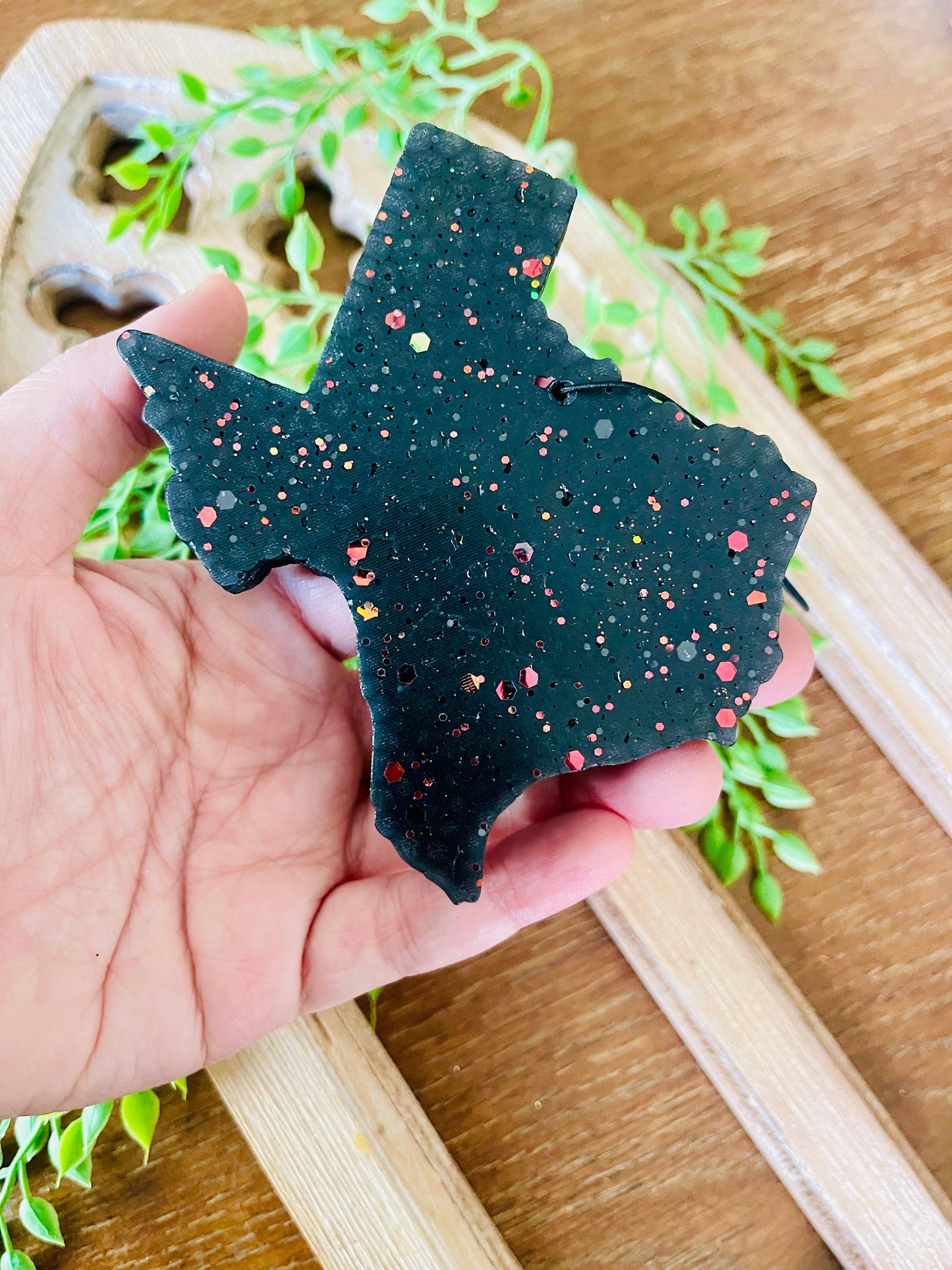 Texas with Glitter Freshie : Red/White/Blue Mix