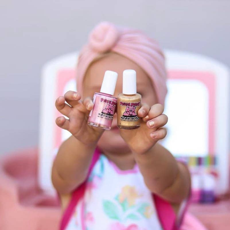 Heart of Gold Non-Toxic Kids Nail Polish Piggy