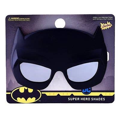 Officially Licensed Lil' Characters Batman Mask Sun Staches H2W Fl/Tx