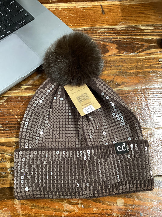 Brown C.C beanie