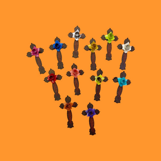 Cross Magnet Flowers Religious inspirational book store USA