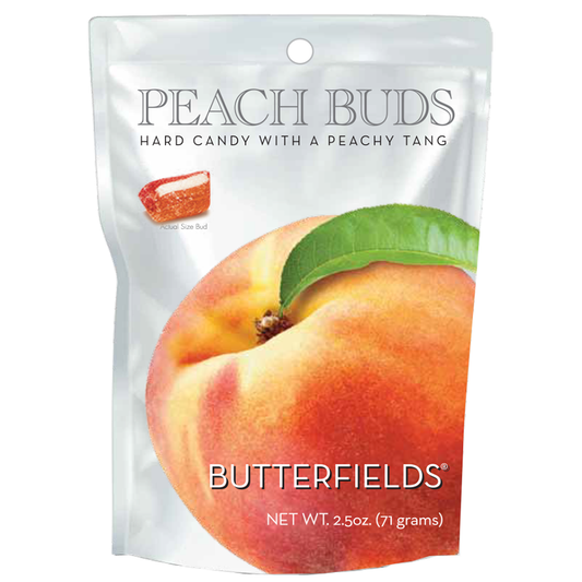 2.5oz Peach Buds Hard Candy - a Southern favorite for 100 years