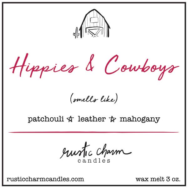 Hippies & Cowboys Wax Melt Rustic charm