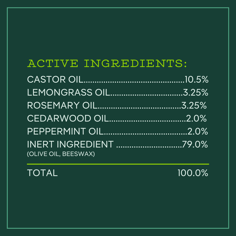 Mosquito Repellent Balm Tins (2oz) - Display of 12