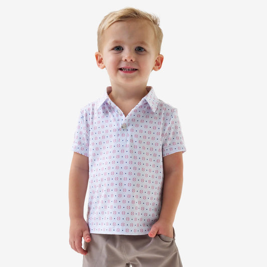 Baseball Youth Burlebo Performance Polo Y-PP-BADB Tx
