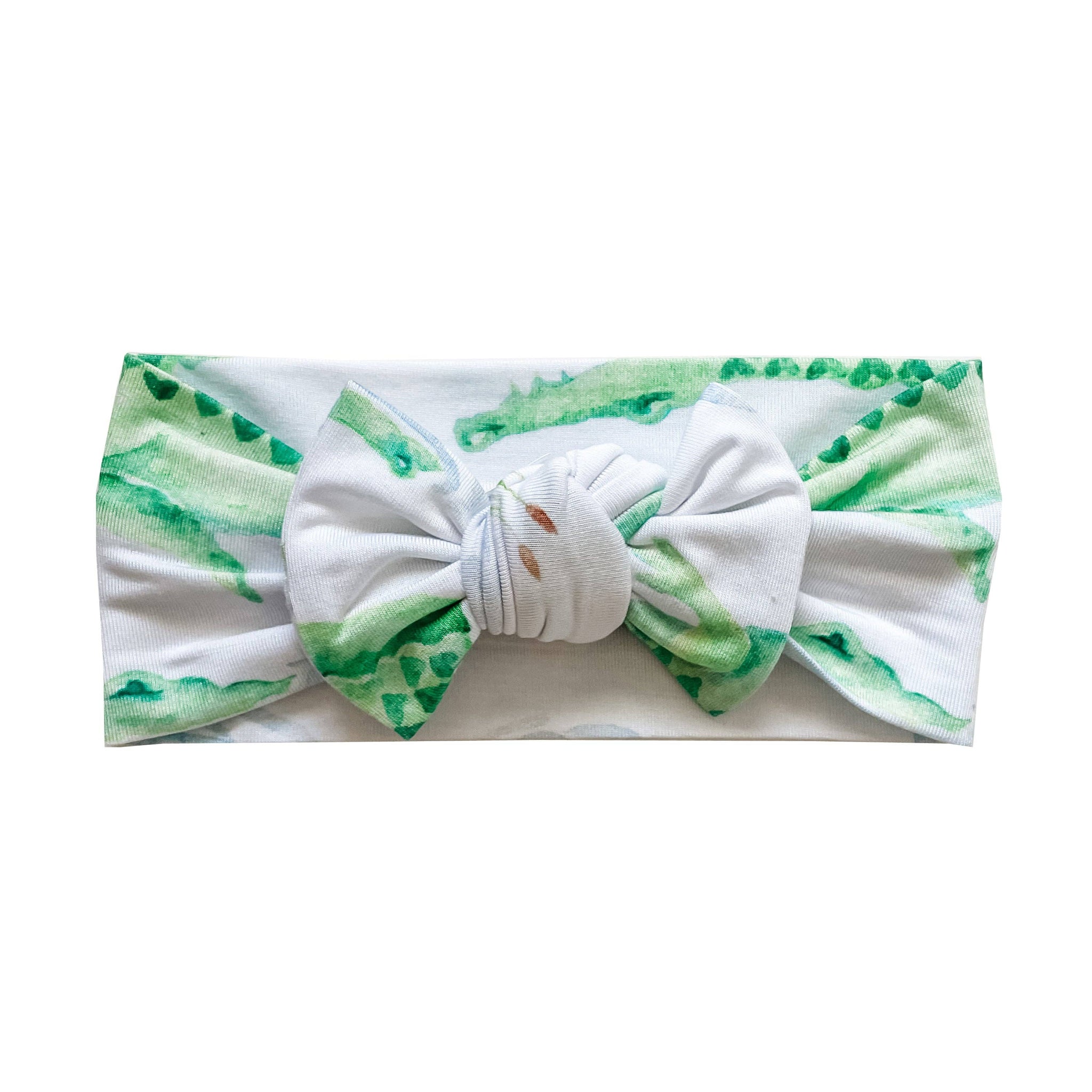 Alligator Headband Bow Florida Kid Co