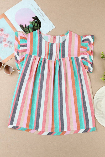 Rhya Striped Blouse Multicolor