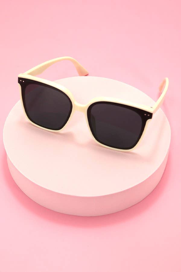 ACETATE SQUARE CATEYE SUNGLASSES SET | 40SG813-12 Pack: Assorted