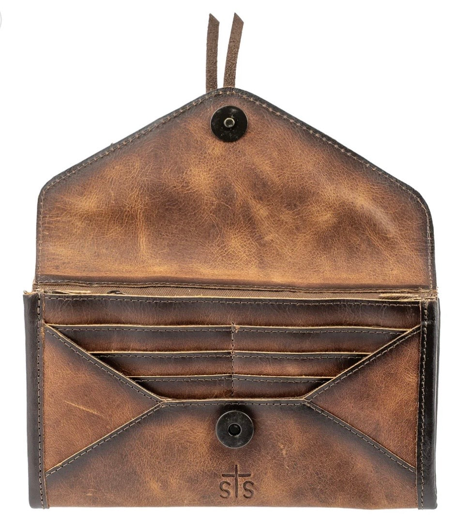 Guadalupe Cowhide Style Genuine Leather Wallet STS Ranchwear STS64075