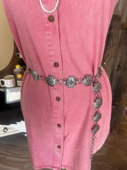 Silver Chain Belt